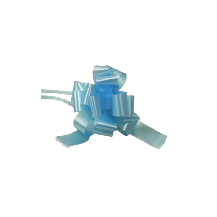 31mm Pull Bows Light Blue x 30