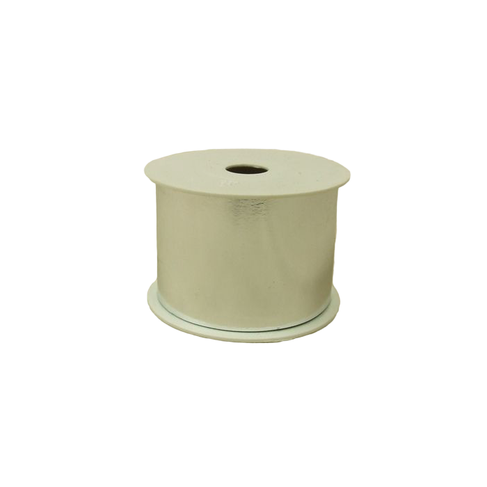 50mm x 25yds Silver Metallic Ribbon