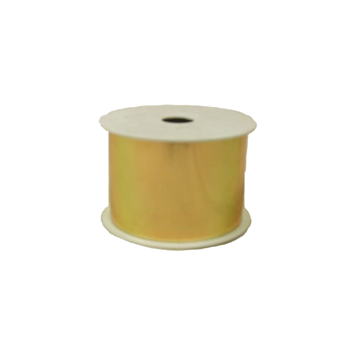 50mm x 25yds Gold Metallic Ribbon