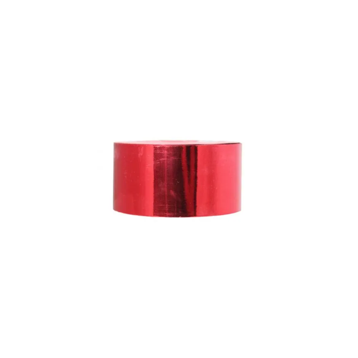 50mm x 25yds Red Metallic Ribbon