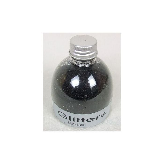 Flower Glitter - Black Black 150ml