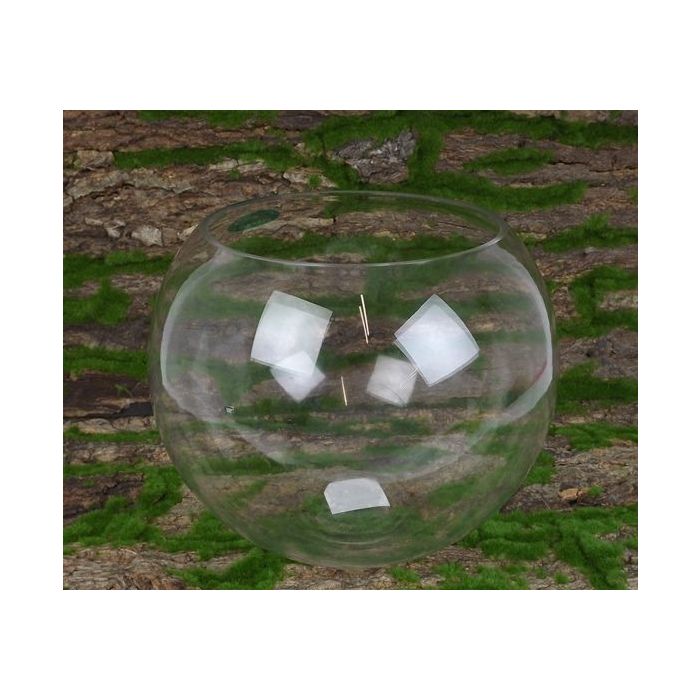 Glass Bubble Bowl 30 x 24cm