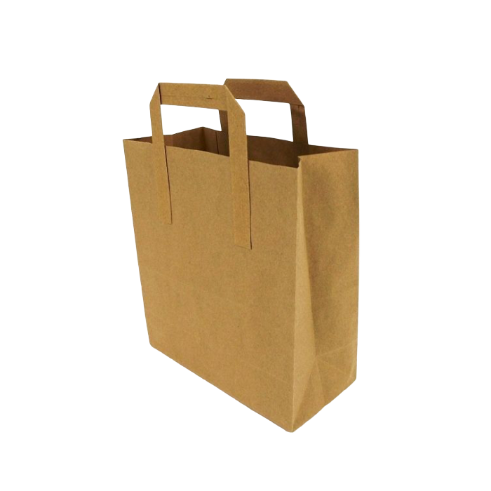 Medium Bag Brown Paper 22 x 25 x 11cm  x 250 Pcs