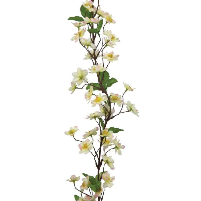 Apple Blossom Garland 182cm Light Pink