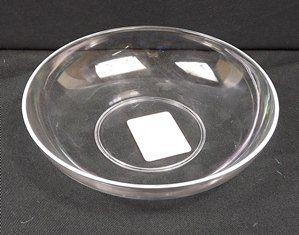 6" Clear Acrylic Dish
