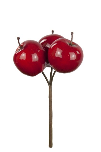 Apple Pick x 3 - 5.5cm/16cm Red