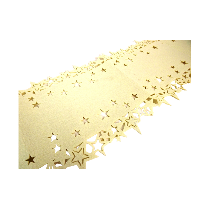 120 x 30cm Felt Runner Cream