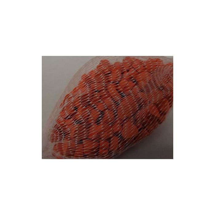 Wooden Hearts 1cm x 200pcs Orange