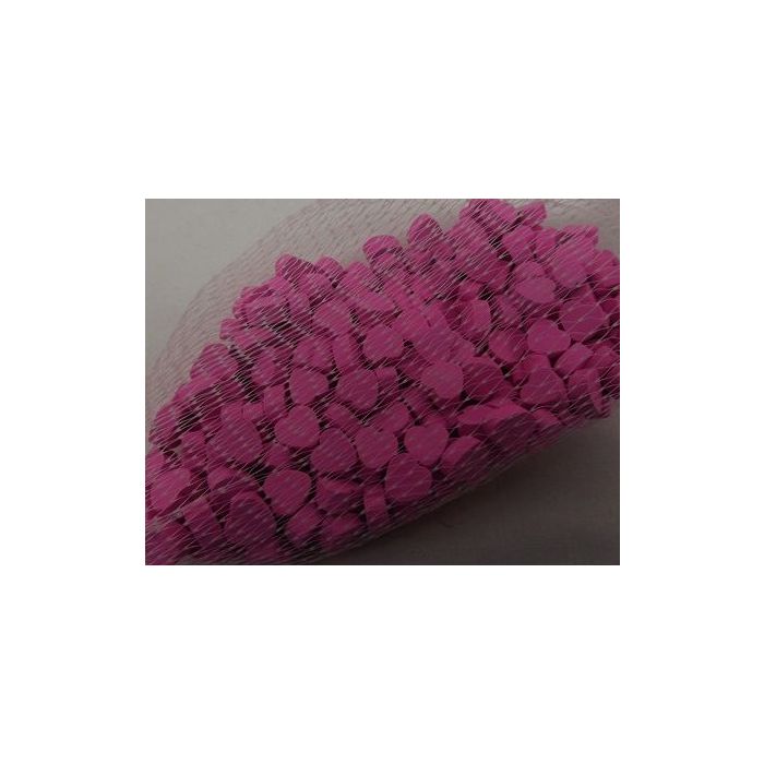 Wooden Hearts 1cm x 200pcs Pink