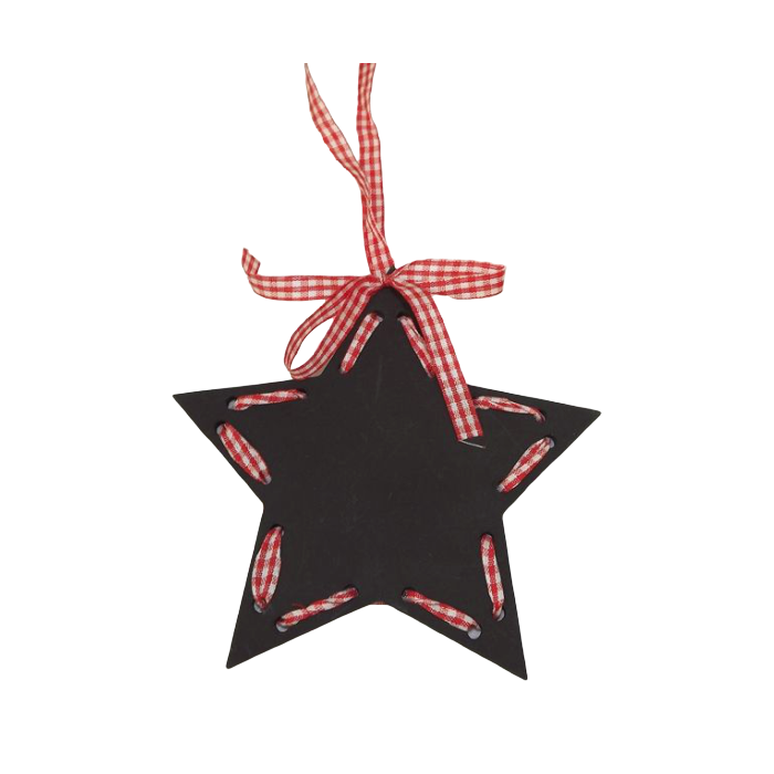 Star Chalkboard Hanger 12cm
