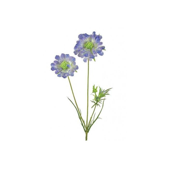 Scabiosa Spray-84cm Blue