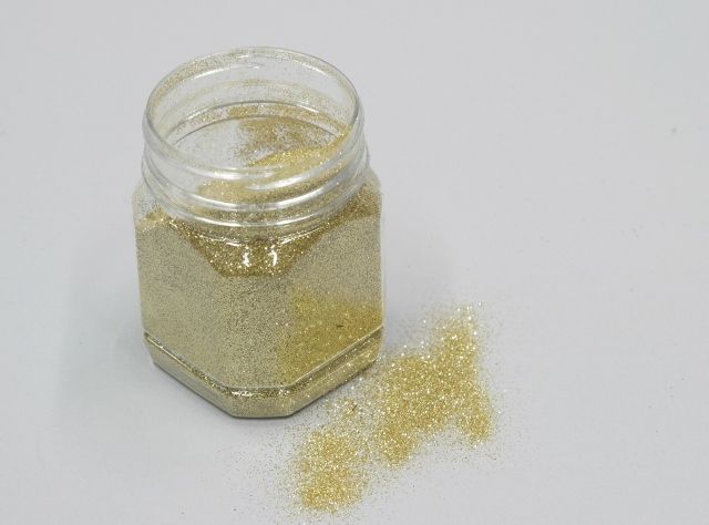 Tube Of Powdered Glitter 115g Gold