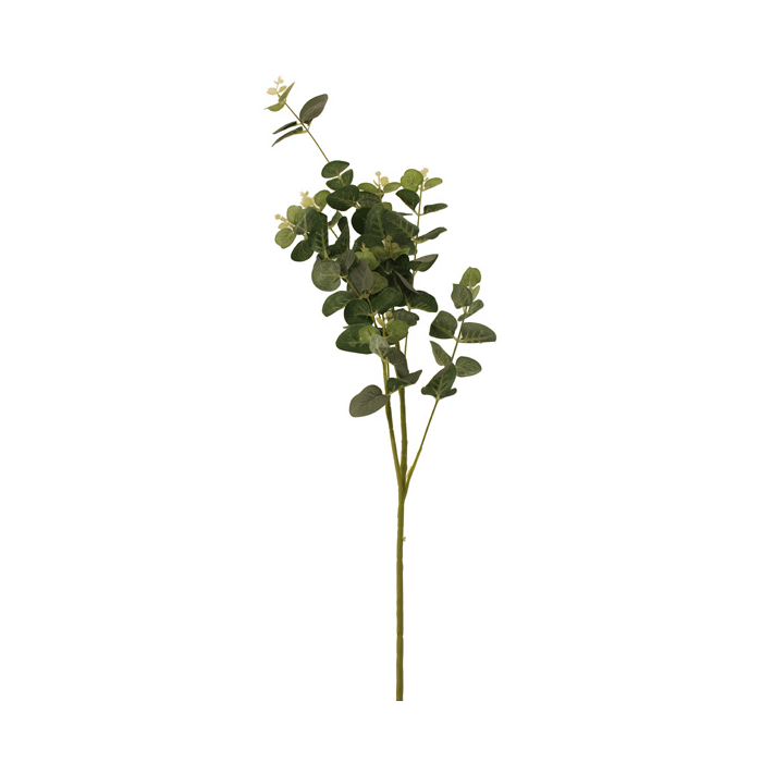 92cm Eucalyptus Spray 50 Leaves Green