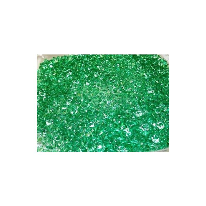 6mm Decor Diamante Diamonds 500g Emerald