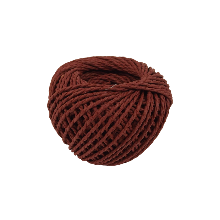 Paper Rope Spool Brown