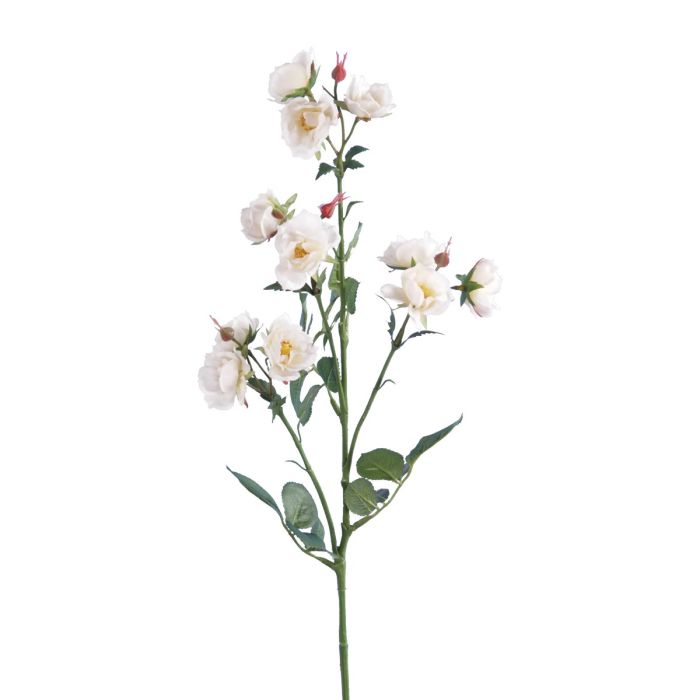 ECO Isabella Wild Rose Spray 73cm White