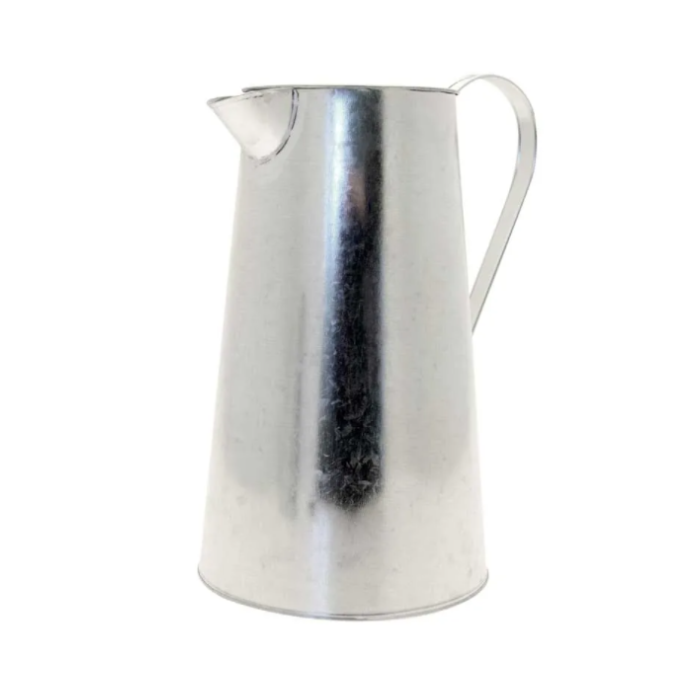 Galvanised Jug H27cm