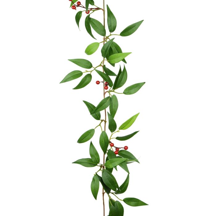 Smilax Garland w/Red Berries