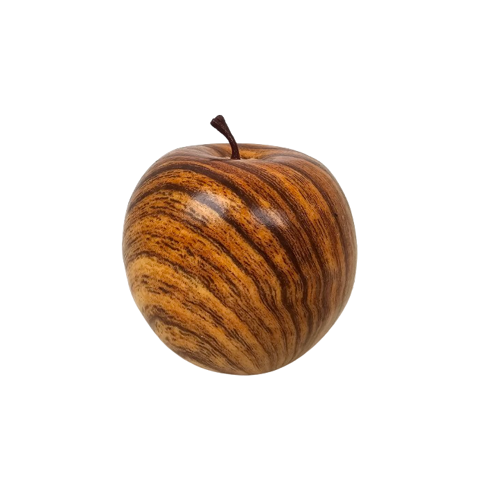 Wood Effect Apple Hanger 8cm