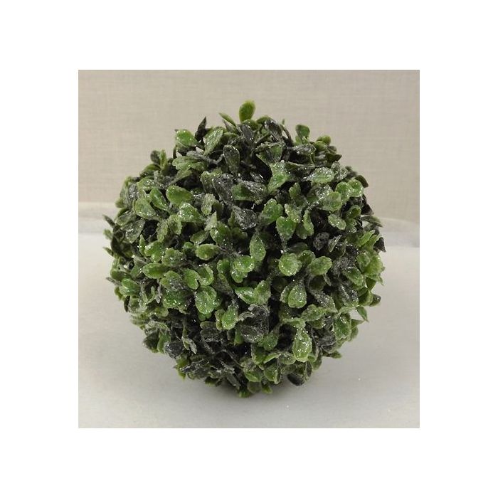 Boxwood Ball W Ice D15Cm