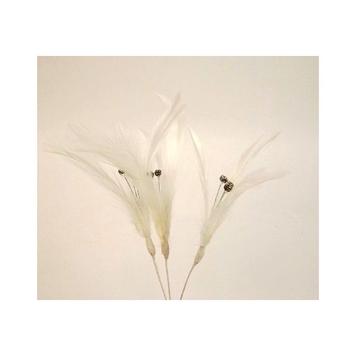 Flutters - White (15cm Long  3 pcs per pk)