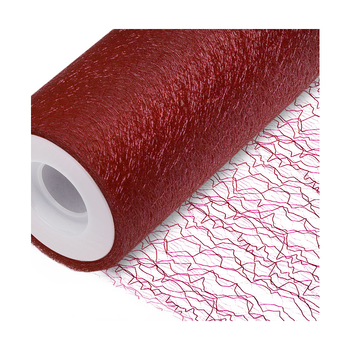 Spider Web Net Roll 15cm x 20mtr Burgundy