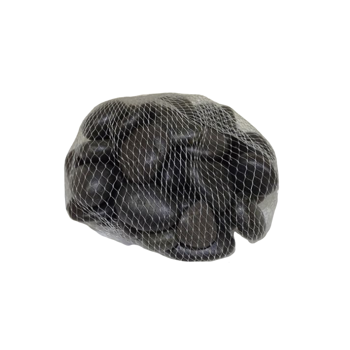 1kg 20-40mm River Stones Black