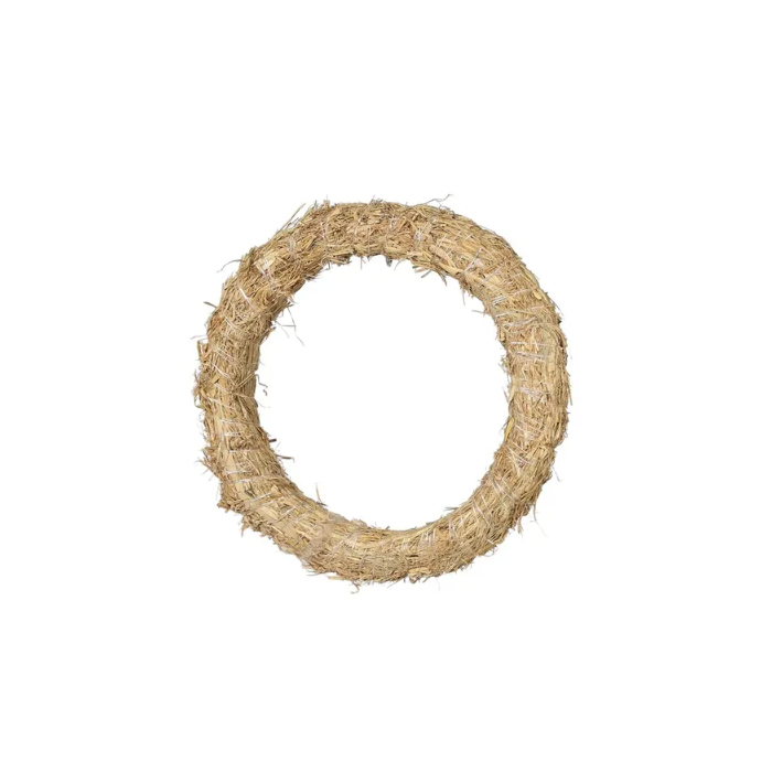 30cm Straw Wreath
