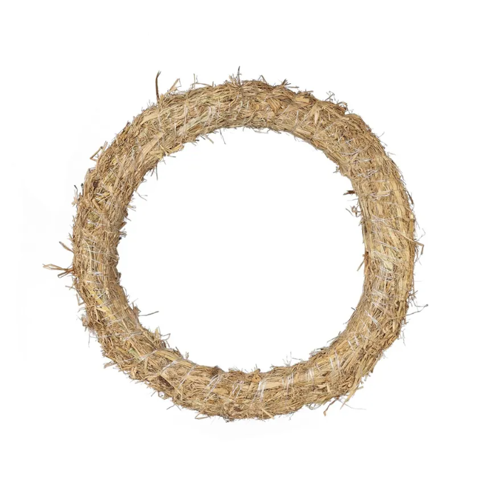 40cm Straw Wreath
