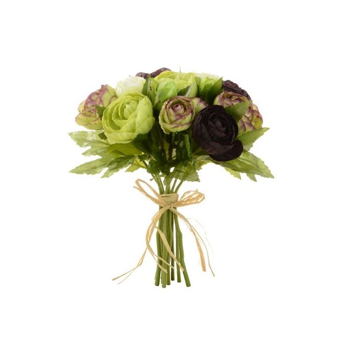 Ranuculus Bundle Mix Green/Aubergine