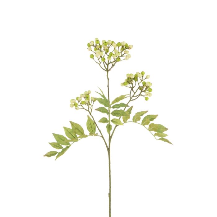 Garden Berry Stem 63cm Cream/Green