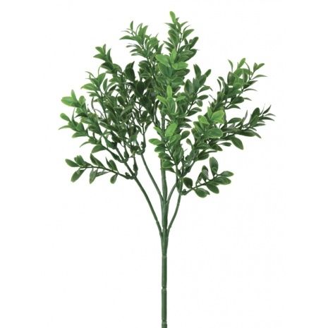 Plastic Boxwood Spray 47cm Green