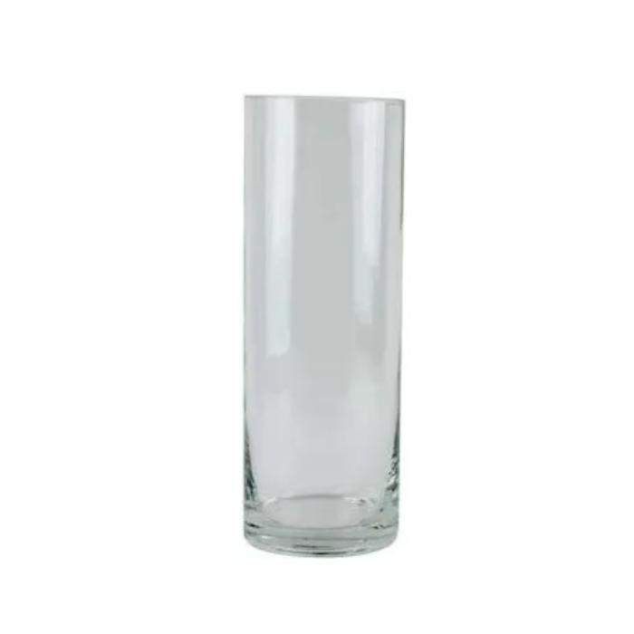 Glass Cylinder Vase 34.5 x 12cm