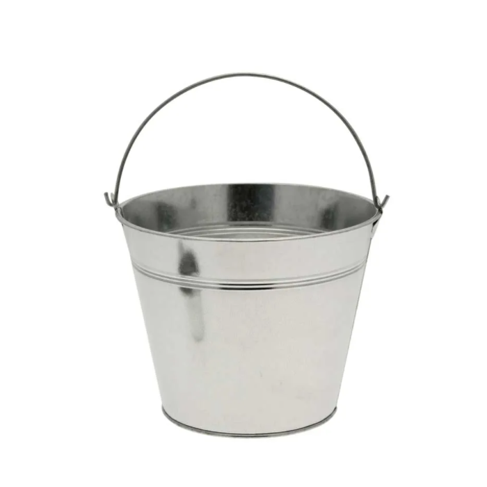 Galvanised Bucket H - 15.15cm
