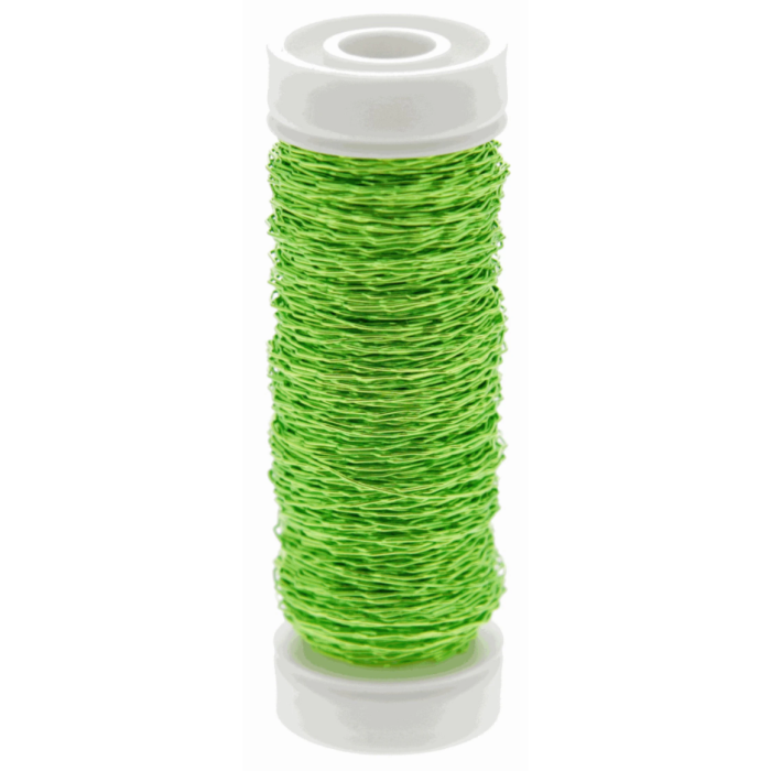 Bullion Wire Lime Green (0.3mm x 25g)
