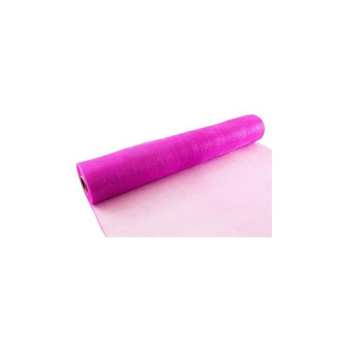 Eleganza Deco Mesh 53cm x 9.1m (10yds) Fuchsia