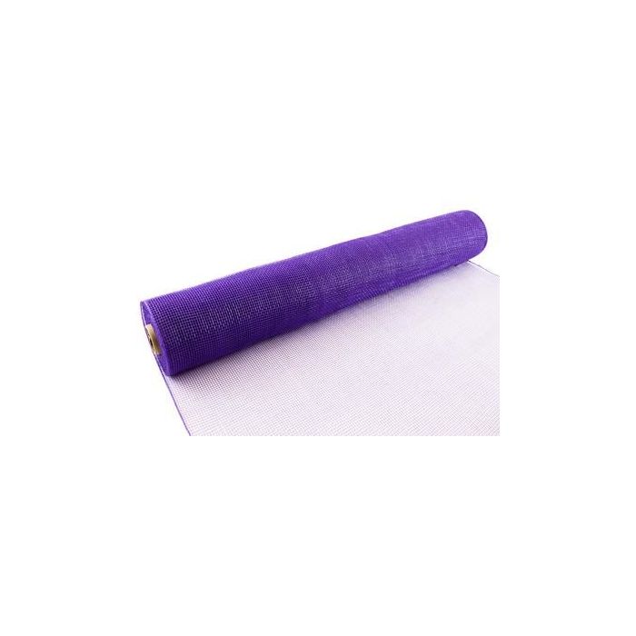 Eleganza Deco Mesh 53cm x 9.1m (10yds) Purple