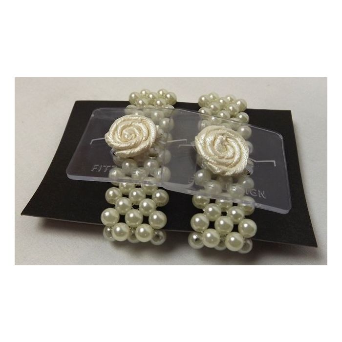 Little Lady Kids Corsage Bracelet Cream x 2pcs