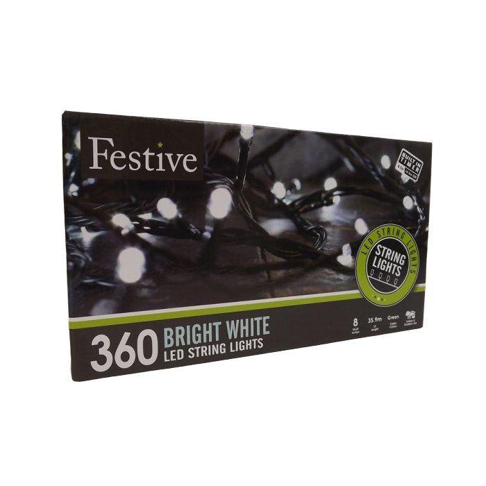 360 White Led Lights W/ 8 Multifunction With Timer