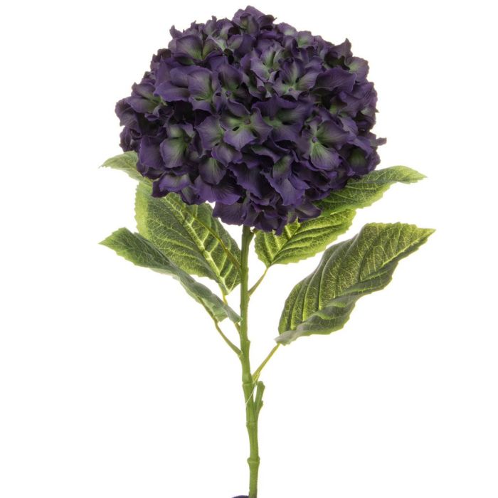 Hydrangea Large 101cm (App 25cm Head) Purple