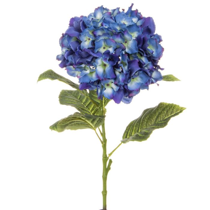 Hydrangea Large 101cm (App 25cm Head) Dark Blue