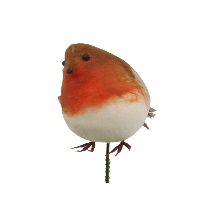 18cm (Inc Stem) Fat Robin Pick