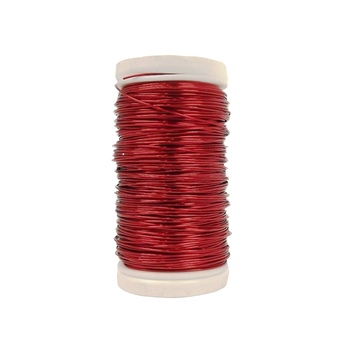 Metallic Wire Red (0.5mm x 100g)