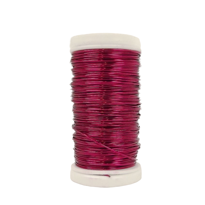 Metallic Wire Hot Pink (0.5mm x 100g)
