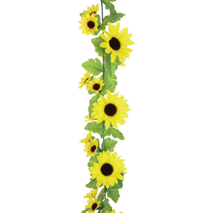 Sunflower Garland 180cm Yellow