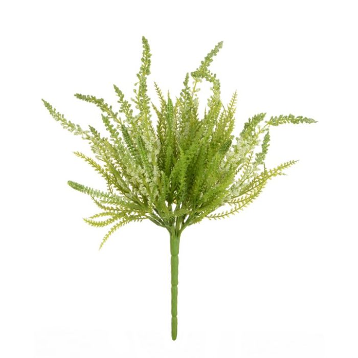 Heather Bush White x 9 Stems 33cm
