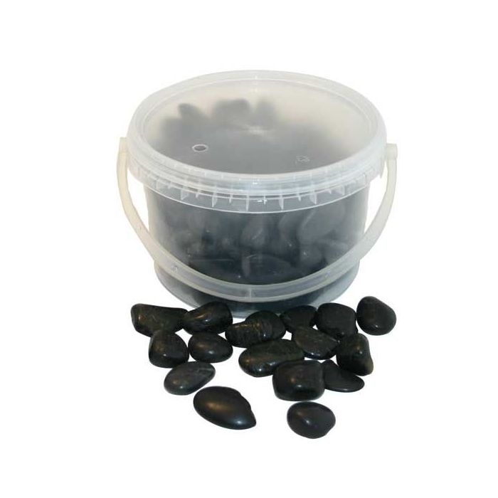 4kg Bucket 20-40mm Stones Black