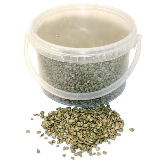 4kg Bucket 4-6mm Pebbles Gold