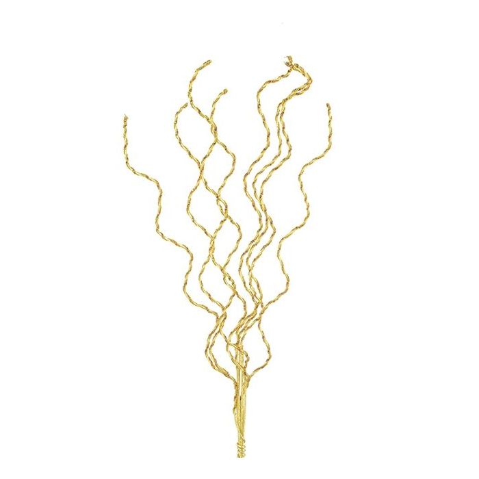 Jewelled Curly Stem Bundle 90cm Gold