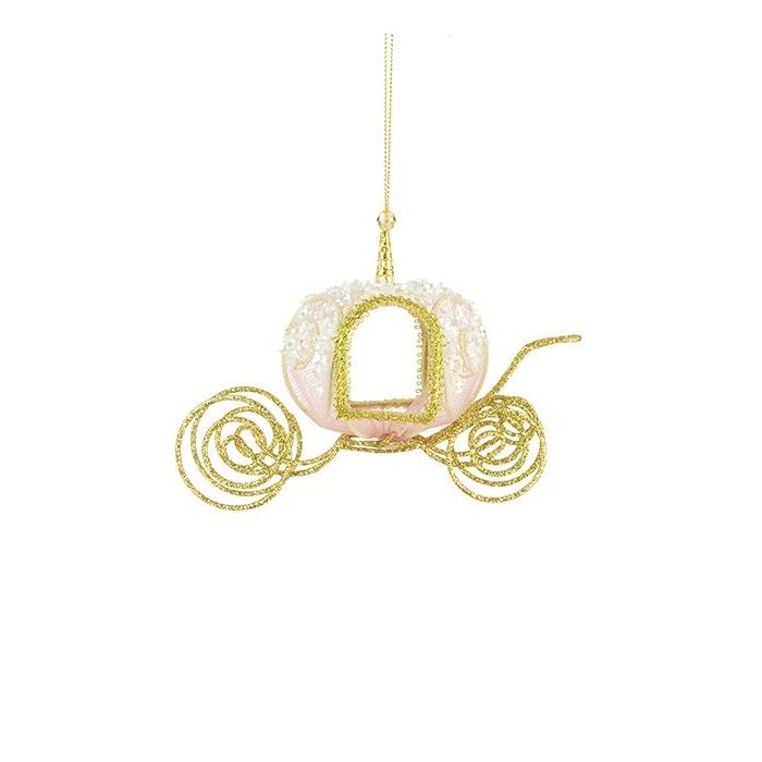 Sheer Pumpkin Carriage 10cm